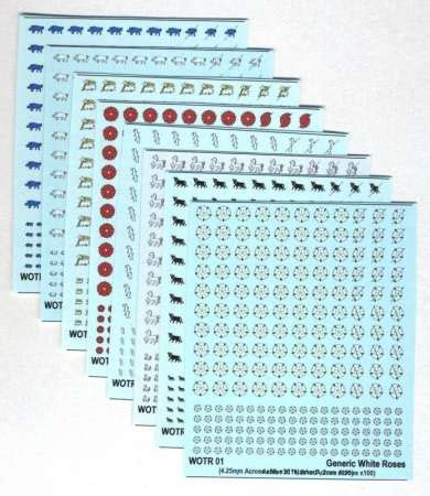 The Wars of the <strong>Roses</strong> are covered by forty-six sheets alone. . 28mm war of the roses decals